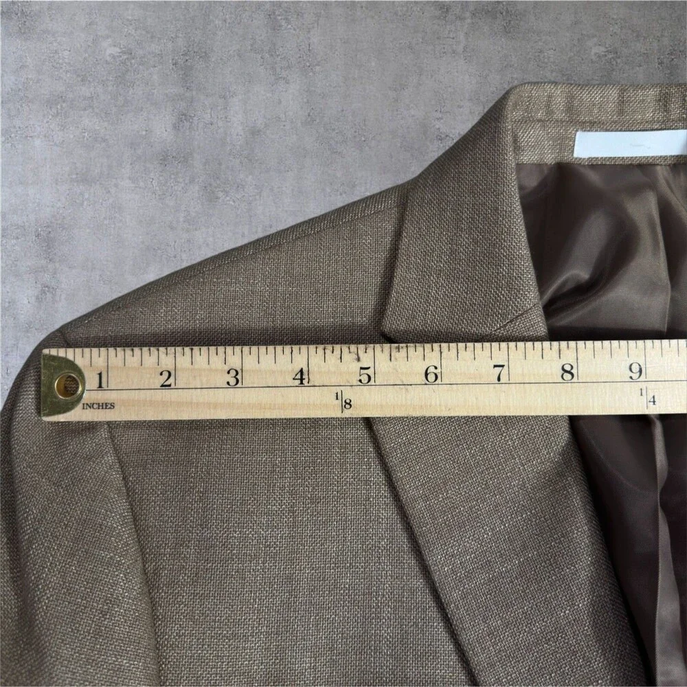 RALPH LAUREN Mens Blazer Sport Coat Two Button Suit Jacket Brown/Tan 43R